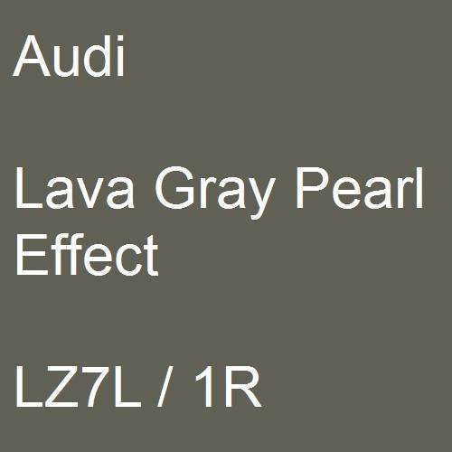 Audi, Lava Gray Pearl Effect, LZ7L / 1R.